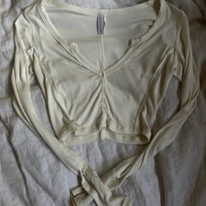 UO | Out From Under Long Sleeved Crop Tee